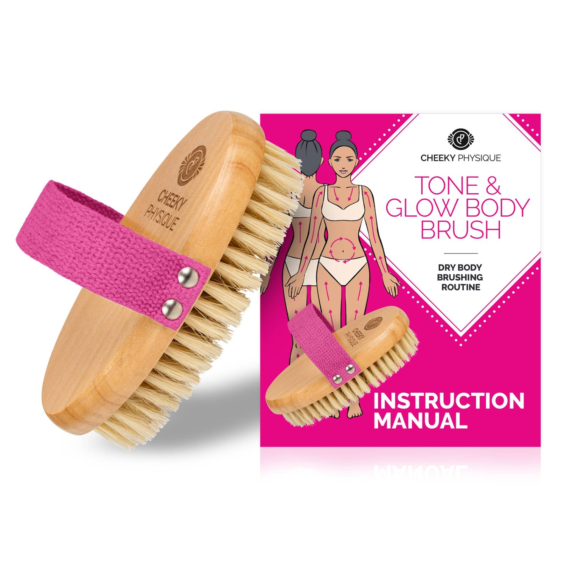 Tone & Glow Körperbürste - Naturborsten-Körperbürste Tone & Glow Körperbürste - Naturborsten-Körperbürste von cheekyphysique