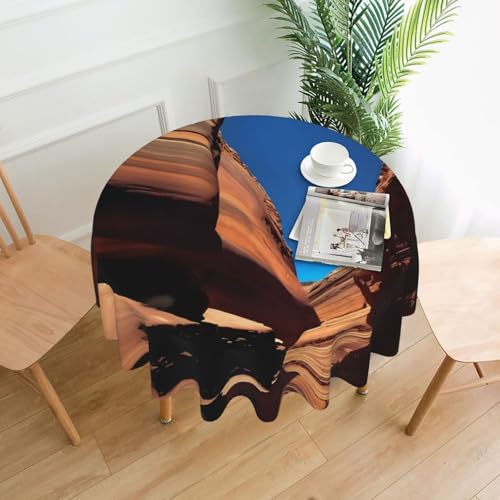 Colorado Runde Tischdecke im Querformat, ca. 152,4 cm, # Tischdecke für Innen- und Außenbereich, für Küchenpartys Colorado Runde Tischdecke im Querformat, ca. 152,4 cm, # Tischdecke für Innen- und Außenbereich, für Küchenpartys von chenfandi