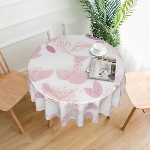 Handgemalte runde Tischdecke mit Blumenmuster, ca. 152,4 cm, # Tischdecke für Innen- und Außenbereich, für Küchenpartys von chenfandi