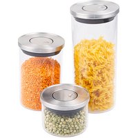 chg Vorratsdosen-Set Pura transparent 0,27/0,8/1,2 l, 1 Set von CHG