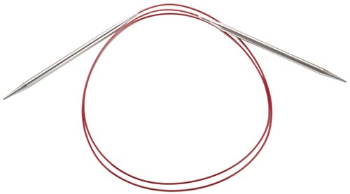 ChiaoGoo Red Lace Stainless Steel Circular Knitting Needles 47-inch-Size 11/8mm, Other, Multicoloured, 1.27 x 7.62 x 23.11 cm von chiaogoo