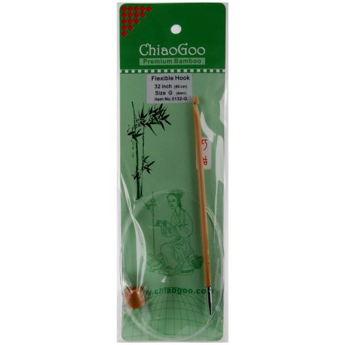 ChiaoGoo CG5132-G Crochet Hook, Bambus, Kupfer, Nylon, Brown, One Size von chiaogoo