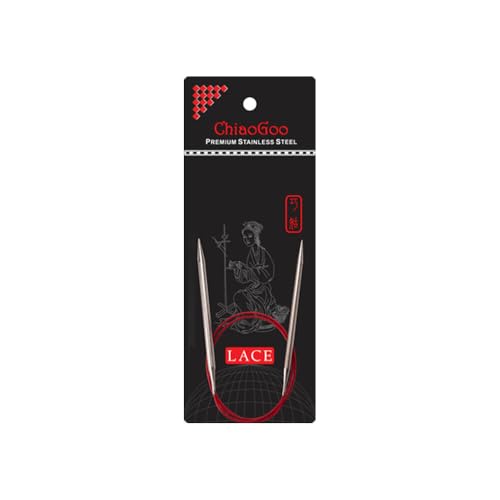 ChiaoGoo RED Lace Rundstricknadel 40cm 4,50mm - 1Stk von chiaogoo