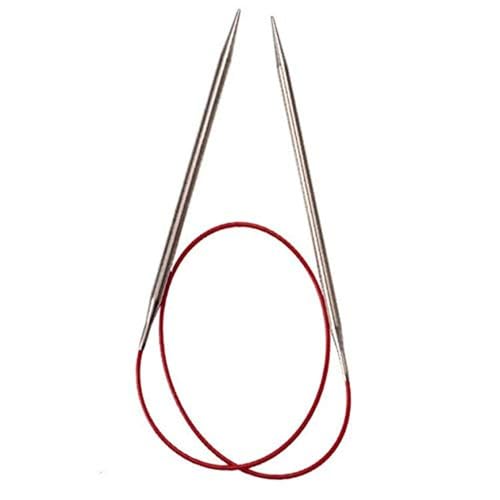 chiaogoo Red Lace Edelstahl Rundstricknadeln 40-inch-Size 4/3,5 mm, andere, Mehrfarbig von chiaogoo