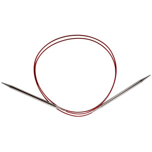 chiaogoo - rote Spitze (120 cm, 2,25 mm) Kreisnadel - 1 Einheit von chiaogoo