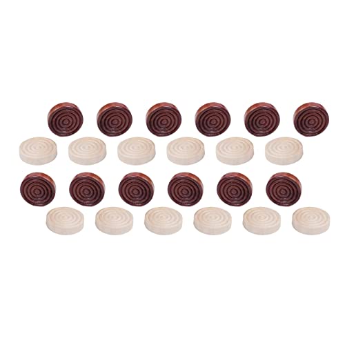 chiwanji 24 Stück Dame Dame Holzfiguren Schachspiel Zubehör Backgammon Stücke für Kinder Lernspielzeug Traditionelle Spiele chiwanji 24 Stück Dame Dame Holzfiguren Schachspiel Zubehör Backgammon Stücke für Kinder Lernspielzeug Traditionelle Spiele von chiwanji