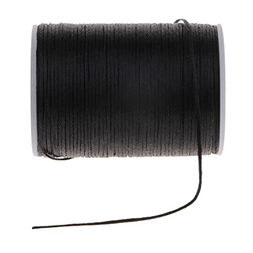 Dauerhafte 90 Meter 0,8 Mm Flache Gewachste Lederschnur Für Heimwerkerwerkzeug Handnähfaden Geeignet Für Heimwerker, Lederprodukte - Schwarz Dauerhafte 90 Meter 0,8 Mm Flache Gewachste Lederschnur Für Heimwerkerwerkzeug Handnähfaden Geeignet Für Heimwerker, Lederprodukte - Schwarz von chiwanji