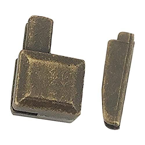 chiwanji 20 Set aus aus Zipper Reparatur unter Reißverschluss Stopper für Jeans DIY schneidern Handarbeit, Grün Bronze von chiwanji