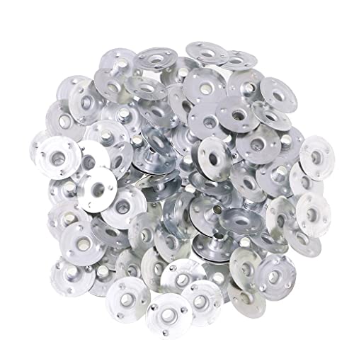 chiwanji 200 pcs Dochthalter Dochtfüße Kerzendocht Halter für die Kerzenherstellung, Silber, 12,5x3mm chiwanji 200 pcs Dochthalter Dochtfüße Kerzendocht Halter für die Kerzenherstellung, Silber, 12,5x3mm von chiwanji