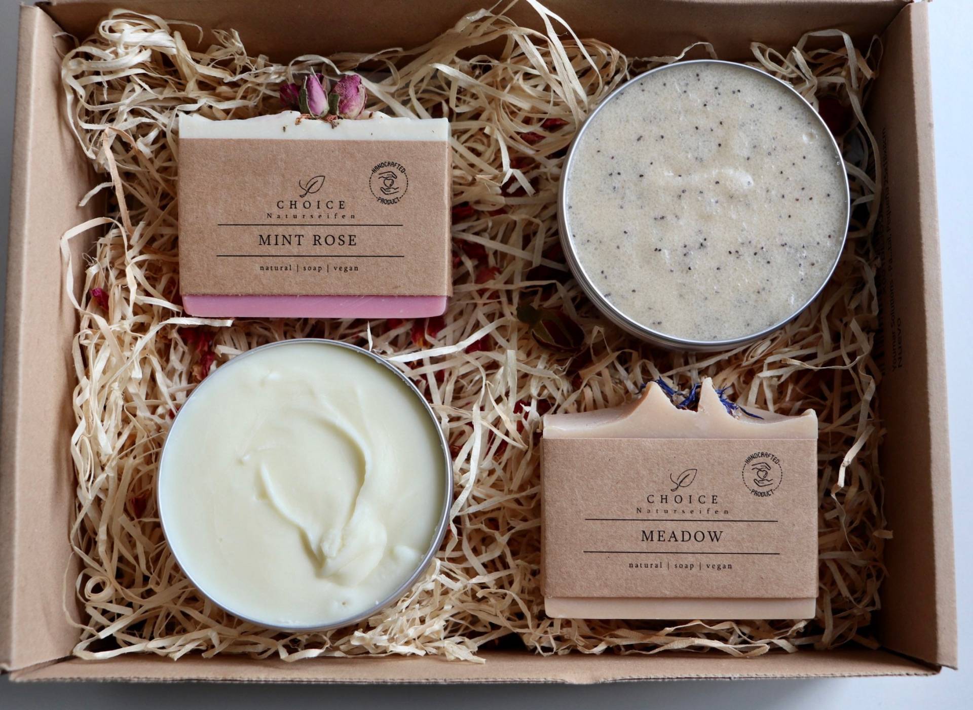 Geschenkset Spatisfaction, Naturkosmetik, Handgemachte Seife, Vegan & Palmölfrei, Nachhaltiges Geschenk, Skin Care Set Geschenkset Spatisfaction, Naturkosmetik, Handgemachte Seife, Vegan & Palmölfrei, Nachhaltiges Geschenk, Skin Care Set von choicenaturseifen