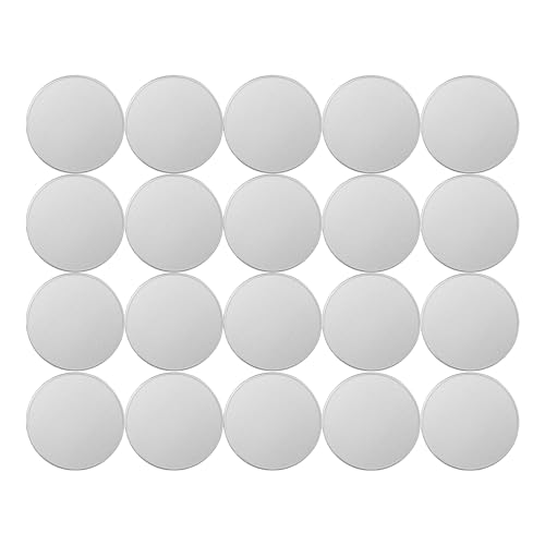 Blanko-Münzen aus Zinklegierung zum Gravieren von Blanko-Münzen für Lasergravur, leere Herausforderungsmünzen, 40 mm, versilbert, für Bastelarbeiten, Metallstempelrohlinge, 20 Stück Blanko-Münzen aus Zinklegierung zum Gravieren von Blanko-Münzen für Lasergravur, leere Herausforderungsmünzen, 40 mm, versilbert, für Bastelarbeiten, Metallstempelrohlinge, 20 Stück von chongya