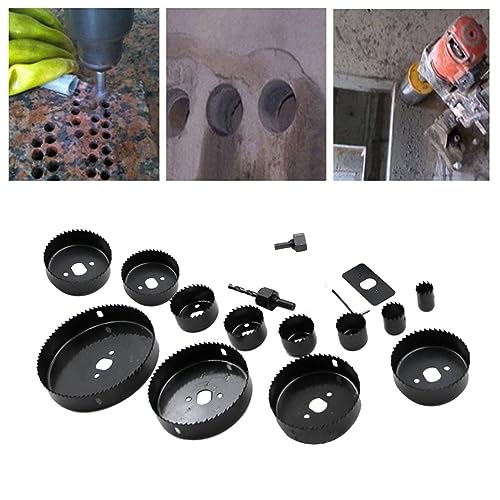 ciciglow 16 PCS Wearresistant Loch Saw Saw Schneidet Effizient Holz und Metall für Holzarbeiter von ciciglow