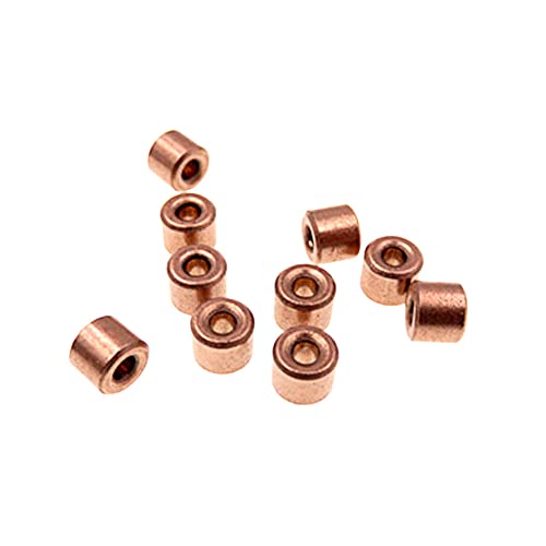 10 pcs Mini-Lagerkupferhülsen Kupferbasis kleine Lagermetallurgie-Teile,2x5x4.2 von cizihuu