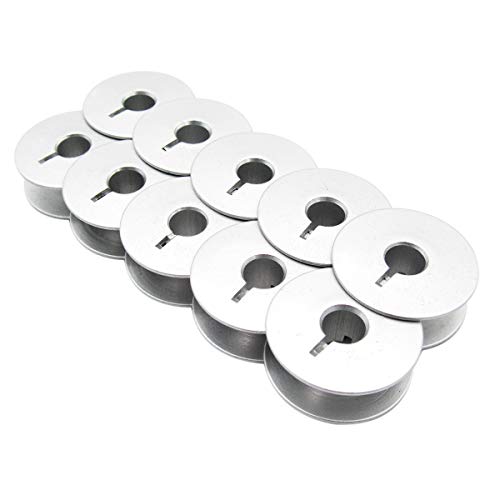 CKPSMS Marke - # 9033A Aluminiumspulen Passend für Pfaff 130, 229, 230, 260, 261, 332 Adler 67 68 69 + (10 Stück) von ckpsms