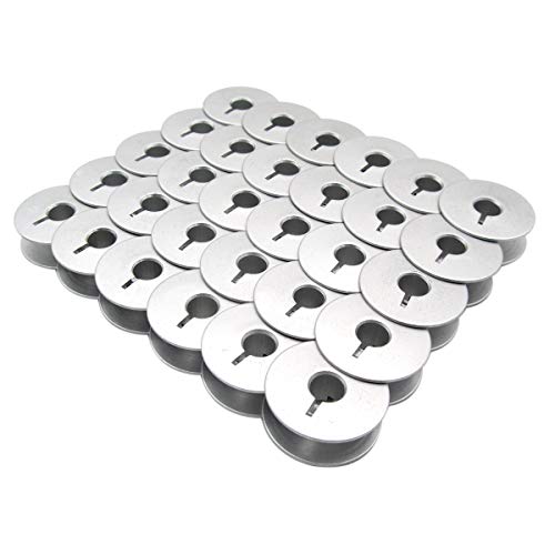 CKPSMS Marke - # 9033A Aluminiumspulen Passend für Pfaff 130, 229, 230, 260, 261, 332 Adler 67 68 69 + (30 Stück) von ckpsms