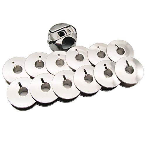 CKPSMS Marke-Spulenkapsel und Spule #173058+55623S 12PCS Kompatibel mit/Ersatz für Singer Marke 206, 206K, 206W, 306W von ckpsms