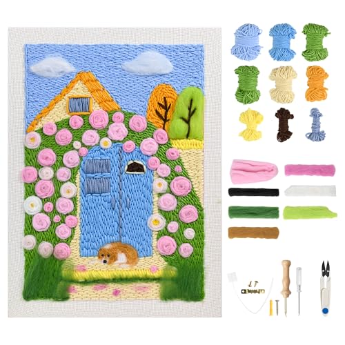Clberni Stanznadel-Set, Stanznadel-Stickset, Nadelfilz-Set von clberni