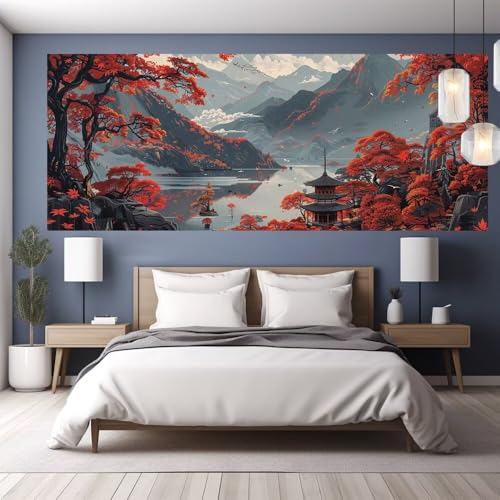 Diamond Painting Erwachsene Groß XXL 100x40cm Diamond Painting Japan, 5D DIY Malen Nach Zahlen Erwachsene Landschaft,Full Drill Cross Stickerei Bilder Malerei Basteln Kits, Wohnzimmer Zimmer Deko Y522 Diamond Painting Erwachsene Groß XXL 100x40cm Diamond Painting Japan, 5D DIY Malen Nach Zahlen Erwachsene Landschaft,Full Drill Cross Stickerei Bilder Malerei Basteln Kits, Wohnzimmer Zimmer Deko Y522 von clldy