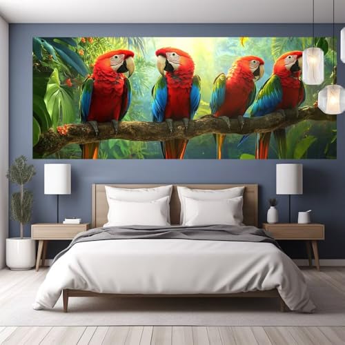 Diamond Painting Erwachsene Groß XXL 110x50cm Diamond Painting Landschaft, DIY Malen Nach Zahlen Erwachsene Papagei, Full Drill Cross Stickerei Bilder Malerei Basteln Kits, Wohnzimmer Zimmer Deko Y342 Diamond Painting Erwachsene Groß XXL 110x50cm Diamond Painting Landschaft, DIY Malen Nach Zahlen Erwachsene Papagei, Full Drill Cross Stickerei Bilder Malerei Basteln Kits, Wohnzimmer Zimmer Deko Y342 von clldy