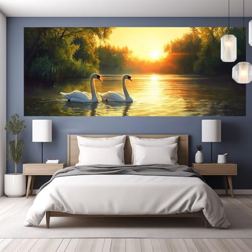 Diamond Painting Erwachsene Groß XXL 120x55cm Diamond Painting Sonnenuntergang, 5D DIY Malen Nach Zahlen Erwachsene Tier, Full Drill Cross Stickerei Bilder Malerei Basteln Kits, Zimmer Deko Y1106 Diamond Painting Erwachsene Groß XXL 120x55cm Diamond Painting Sonnenuntergang, 5D DIY Malen Nach Zahlen Erwachsene Tier, Full Drill Cross Stickerei Bilder Malerei Basteln Kits, Zimmer Deko Y1106 von clldy