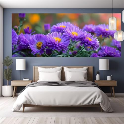 Diamond Painting Erwachsene Groß XXL 130x60cm Diamond Painting Pflanze, 5D DIY Malen Nach Zahlen Erwachsene Blume,Full Drill Cross Stickerei Bilder Malerei Basteln Kits, Wand Zimmer Deko Geschenk Y784 von clldy