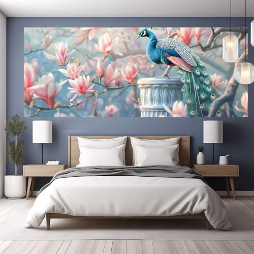 Diamond Painting Erwachsene Groß XXL 180x80cm Diamond Painting Pfau, 5D DIY Malen Nach Zahlen Erwachsene Landschaft,Full Drill Cross Stickerei Bilder Malerei Basteln Kits, Wohnzimmer Zimmer Deko Y1028 Diamond Painting Erwachsene Groß XXL 180x80cm Diamond Painting Pfau, 5D DIY Malen Nach Zahlen Erwachsene Landschaft,Full Drill Cross Stickerei Bilder Malerei Basteln Kits, Wohnzimmer Zimmer Deko Y1028 von clldy