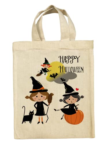 clothinx Halloween Kinder Mitgebsel Taschen mit Hexen Motto 10er Pack von clothinx