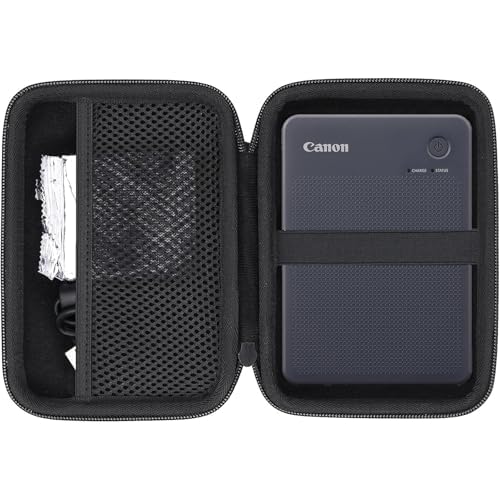 co2CREA Hart Tasche für Canon SELPHY Square QX10 /QX20 Fotodrucker kompatibel für Druck-Set XS-20L Fotopapier 72 x 85 mm und USB kables Case Etui Tragetasche von co2CREA