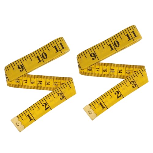 cobee Maßband Körper 300cm, 2 Stück Maßbänder zum Nähen Doppelseitiges Massband Weiches Körpermaßband 300cm langes Nähen Maßband zum Messen Längen Maßen Flexible Measuring Tape (300cmx2cm) von Cobee