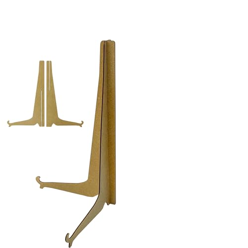 codiarts. Leinwandbild-Ständer aus HDF-Holz, für 50x40 50x50 50x60 50x70cm Leinwände, Präsentationsständer für Gästebuch- & Weddingtree- Leinwände, Natur (braun), lasergeschnitten von codiarts.