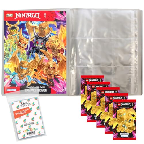 Bundle mit Blue Ocean Lego Ninjago Serie 8 Trading Cards - 1 Leere Sammelmappe + 5 Booster + Exklusive Collect-it Hüllen Bundle mit Blue Ocean Lego Ninjago Serie 8 Trading Cards - 1 Leere Sammelmappe + 5 Booster + Exklusive Collect-it Hüllen von collect-it.de MY HOME OF CARDS + TOYS