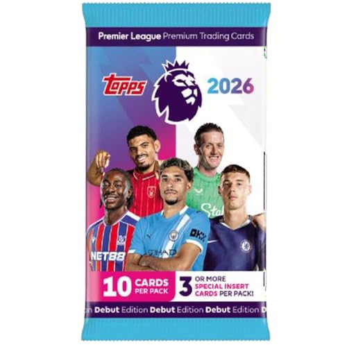 Bundle mit Topps - Premier League 2025/26 Trading Cards + Exklusive Collect-it Hüllen (1 Leere Sammelmappe + 20 Booster) von collect-it.de MY HOME OF CARDS + TOYS