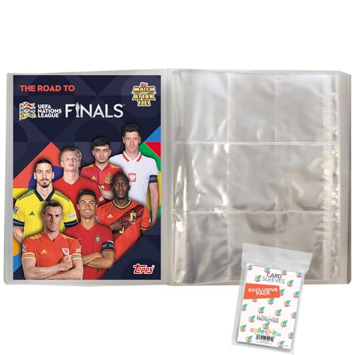 Bundle mit Topps - Road to 2022 UEFA Nations League - 1 Leere Sammelmappe + Exklusive Collect-it Hüllen Bundle mit Topps - Road to 2022 UEFA Nations League - 1 Leere Sammelmappe + Exklusive Collect-it Hüllen von collect-it.de MY HOME OF CARDS + TOYS