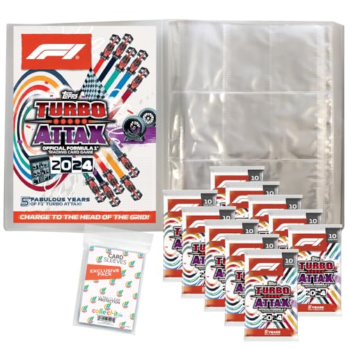 Bundle mit Topps - Turbo Attax Formel 1 2024-1 Leere Sammelmappe + 10 Booster + Exklusive Collect-it Hüllen Bundle mit Topps - Turbo Attax Formel 1 2024-1 Leere Sammelmappe + 10 Booster + Exklusive Collect-it Hüllen von collect-it.de MY HOME OF CARDS + TOYS