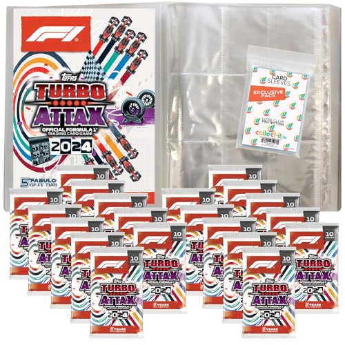 Bundle mit Topps - Turbo Attax Formel 1 2024-1 Leere Sammelmappe + 20 Booster + Exklusive Collect-it Hüllen Bundle mit Topps - Turbo Attax Formel 1 2024-1 Leere Sammelmappe + 20 Booster + Exklusive Collect-it Hüllen von collect-it.de MY HOME OF CARDS + TOYS