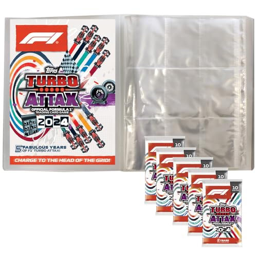 Bundle mit Topps - Turbo Attax Formel 1 2024-1 Leere Sammelmappe + 5 Booster + Exklusive Collect-it Hüllen Bundle mit Topps - Turbo Attax Formel 1 2024-1 Leere Sammelmappe + 5 Booster + Exklusive Collect-it Hüllen von collect-it.de MY HOME OF CARDS + TOYS