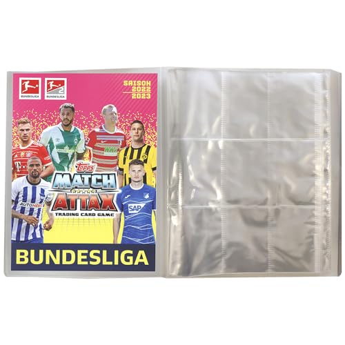 collect-it.de MY HOME OF CARDS + TOYS Exklusive Aufbewahrungshüllen im Bundle mit Topps Match Attax 2022/23-1 Leere Sammelmappe von collect-it.de MY HOME OF CARDS + TOYS