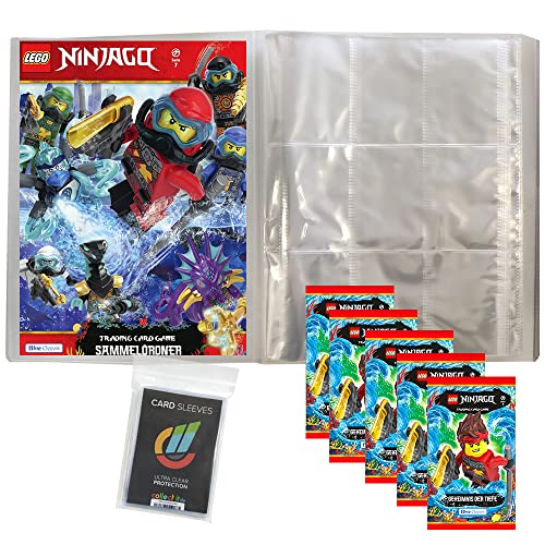 collect-it Lego Ninjago - Serie 7 Trading Cards - Bundel mit 1 Leere Sammelmappe + 5 Booster und 40 Hüllen Sleeves collect-it Lego Ninjago - Serie 7 Trading Cards - Bundel mit 1 Leere Sammelmappe + 5 Booster und 40 Hüllen Sleeves von collect-it