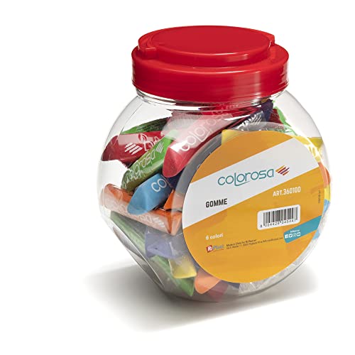 RiPlast 83950 Dose mit 48 Radiergummis, verschiedene Farben, 8 cm RiPlast 83950 Dose mit 48 Radiergummis, verschiedene Farben, 8 cm von colorosa