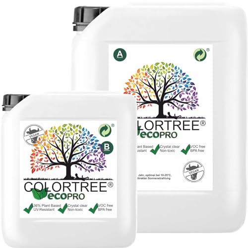 Epoxidharz-ECO-Pro mit Härter 3,96kg (3,0kg A + 0,96kg B) von colortree