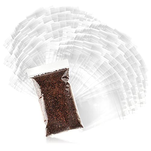 com-four® 1000x Druckverschlussbeutel - transparente Tütchen mit Druckverschluss - kleine Zip-Beutel wiederverschließbar - Polybeutel mit Verschluss - 125 x 80 mm von com-four