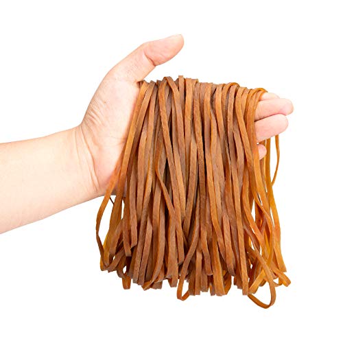 Große Gummibänder, 150 Stück, starke elastische Gummibänder für Bürobedarf, Mülleimer, Aktenordner, perfekt für Zuhause und Büro, 20 cm Große Gummibänder, 150 Stück, starke elastische Gummibänder für Bürobedarf, Mülleimer, Aktenordner, perfekt für Zuhause und Büro, 20 cm von comeehom