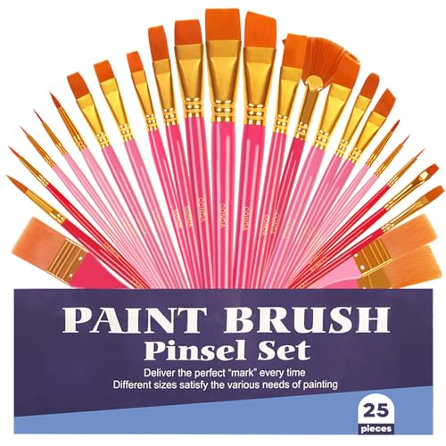 CONDA Pinsel 25er Set verschiedene Formen Profi Malpinsel CONDA Pinsel 25er Set verschiedene Formen Profi Malpinsel von conda