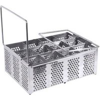 contacto Gastro-Spülkorb 12 Fächer grau von contacto