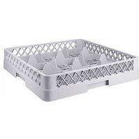 contacto Gastro-Spülkorb 9 Fächer Basiselement grau von contacto