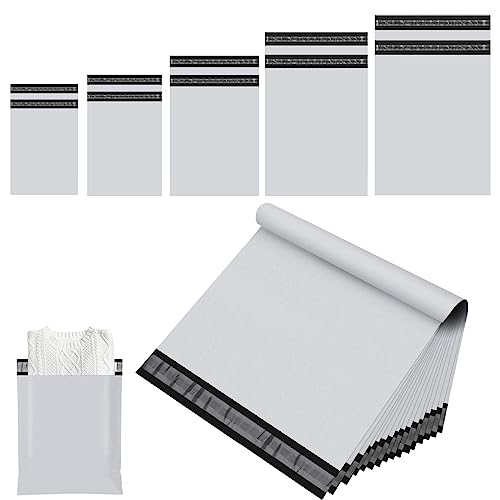 10 Stück Versandtüten für Kleidung Groß,Weiß Versandbeutel,Opake Kuriertasche Versandtaschen Verpackungsbeutel Plastik mit Selbstklebeverschluss,Pakettaschen Poly Kunststoffbeutel für Textilien 10 Stück Versandtüten für Kleidung Groß,Weiß Versandbeutel,Opake Kuriertasche Versandtaschen Verpackungsbeutel Plastik mit Selbstklebeverschluss,Pakettaschen Poly Kunststoffbeutel für Textilien von cosoro