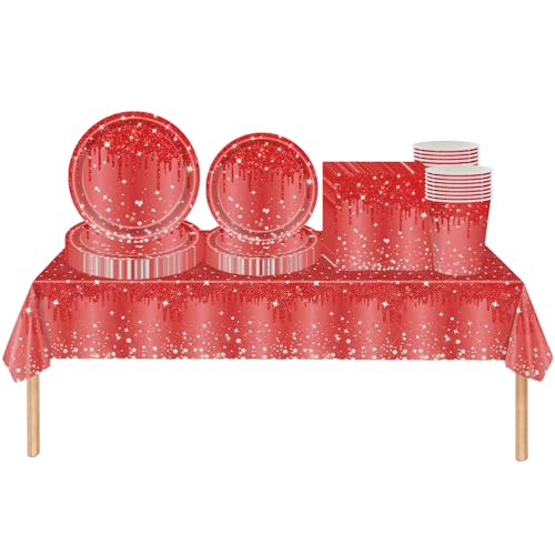 Glitzernde Diamant-Party-Tischsets, 69 Stück, Glitzer, Pappteller, Servietten, Becher für Kinder und Erwachsene, Geburtstag, Hochzeit, Weihnachten, Party-Tischdekoration Glitzernde Diamant-Party-Tischsets, 69 Stück, Glitzer, Pappteller, Servietten, Becher für Kinder und Erwachsene, Geburtstag, Hochzeit, Weihnachten, Party-Tischdekoration von cosoro