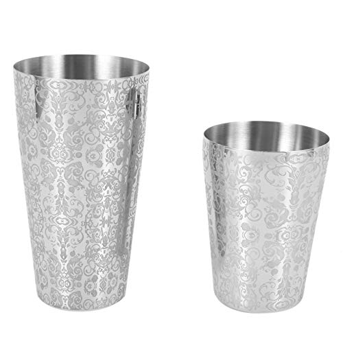 Hojffuue Shaker Boston Shaker 304 Edelstahl Bar Werkzeug Kreatives Gravur Design Boston Shaker Tin Set Hojffuue Shaker Boston Shaker 304 Edelstahl Bar Werkzeug Kreatives Gravur Design Boston Shaker Tin Set von couoi
