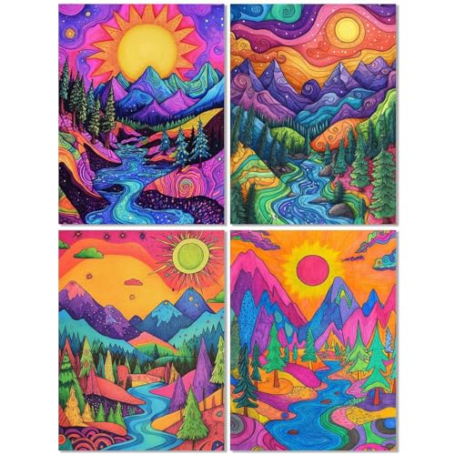 4 Stück Diamond Painting Kinder ab 8 Jahre Sonnenuntergang 30x40cm, Diamond Painting Erwachsene Landschaft, DIY Mosaikherstellung Basteln Erwachsene Diamant Malerei Stickerei Kit für Wand Dekor Z-233T 4 Stück Diamond Painting Kinder ab 8 Jahre Sonnenuntergang 30x40cm, Diamond Painting Erwachsene Landschaft, DIY Mosaikherstellung Basteln Erwachsene Diamant Malerei Stickerei Kit für Wand Dekor Z-233T von cppxinng