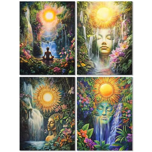 4er Set Diamond Painting Erwachsene Landschaft 60x70cm, Diamond Painting Kinder Fallen, DIY Basteln Mädchen 10 Jahre, Mosaikherstellung Kreativ Set für Erwachsene, 5D Diamant Stickerei Kits Z-424T 4er Set Diamond Painting Erwachsene Landschaft 60x70cm, Diamond Painting Kinder Fallen, DIY Basteln Mädchen 10 Jahre, Mosaikherstellung Kreativ Set für Erwachsene, 5D Diamant Stickerei Kits Z-424T von cppxinng